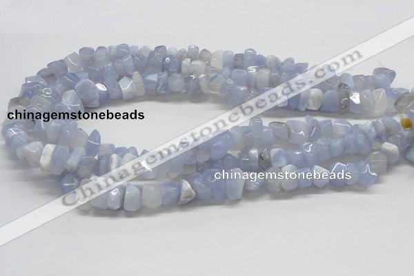 CBC06 15.5 inches 12mm blue chalcedony chips beads wholesale