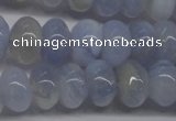 CBC21 15.5 inches 6*10mm rondelle blue chalcedony beads wholesale