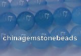 CBC253 15.5 inches 10mm A grade round ocean blue chalcedony beads