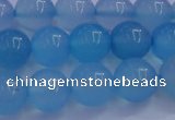 CBC263 15.5 inches 10mm AA grade round ocean blue chalcedony beads