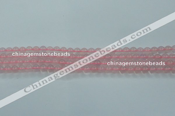 CBC301 15.5 inches 6mm round pink chalcedony beads wholesale