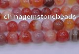 CBC400 15.5 inches 4mm A grade round orange chalcedony beads