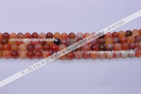 CBC403 15.5 inches 10mm A grade round orange chalcedony beads