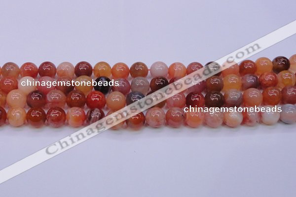 CBC405 15.5 inches 14mm A grade round orange chalcedony beads