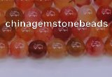 CBC411 15.5 inches 6mm AA grade round orange chalcedony beads