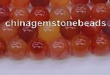 CBC413 15.5 inches 10mm AA grade round orange chalcedony beads