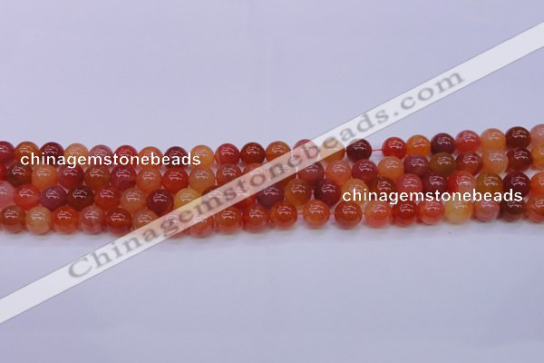 CBC413 15.5 inches 10mm AA grade round orange chalcedony beads