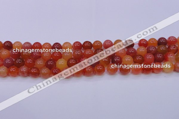 CBC415 15.5 inches 14mm AA grade round orange chalcedony beads