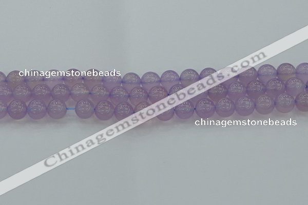 CBC432 15.5 inches 10mm round purple chalcedony beads wholesale