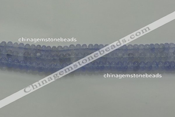 CBC441 15.5 inches 5*8mm rondelle blue chalcedony beads