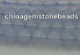 CBC451 15.5 inches 6mm round blue chalcedony beads wholesale