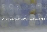 CBC471 15.5 inches 5*8mm rondelle blue chalcedony beads