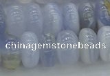 CBC473 15.5 inches 7*12mm rondelle blue chalcedony beads