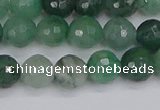 CBC701 15.5 inches 6mm faceted round African green chalcedony beads