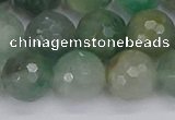 CBC704 15.5 inches 12mm faceted round African green chalcedony beads