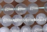 CBC711 15.5 inches 6mm round blue chalcedony beads wholesale