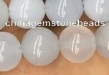 CBC733 15.5 inches 10mm round blue chalcedony beads wholesale