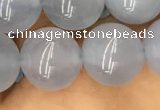 CBC734 15.5 inches 12mm round blue chalcedony beads wholesale