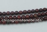CBD10 15.5 inches 4mm round brecciated jasper gemstone beads