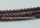 CBD10 15.5 inches 4mm round brecciated jasper gemstone beads