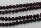 CBD150 15.5 inches 4mm round Chinese brecciated jasper beads