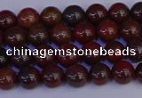 CBD350 15.5 inches 4mm round poppy jasper beads wholesale