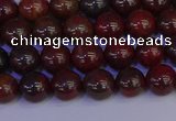 CBD351 15.5 inches 6mm round poppy jasper beads wholesale