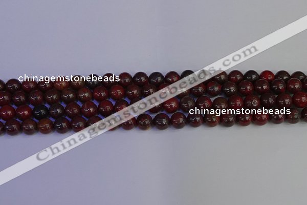 CBD352 15.5 inches 8mm round poppy jasper beads wholesale