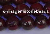 CBD355 15.5 inches 14mm round poppy jasper beads wholesale