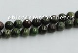 CBG01 15.5 inches 6mm round bronze green gemstone beads wholesale