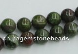 CBG02 15.5 inches 10mm round bronze green gemstone beads wholesale