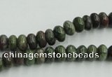 CBG03 15.5 inches 5*8mm rondelle bronze green gemstone beads