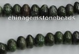 CBG04 15.5 inches 6*10mm rondelle bronze green gemstone beads