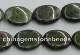 CBG15 15.5 inches 15*20mm oval bronze green gemstone beads wholesale