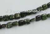 CBG16 15.5 inches 6*6mm square bronze green gemstone beads wholesale