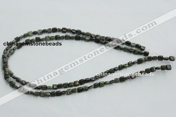 CBG16 15.5 inches 6*6mm square bronze green gemstone beads wholesale
