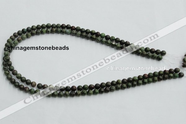 CBG22 15.5 inches 4mm round bronze green gemstone beads wholesale