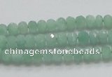 CBJ01 15.5 inches 4*6mm faceted rondelle jade beads wholesale