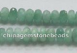 CBJ02 15.5 inches 6*10mm faceted rondelle jade beads wholesale