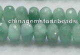 CBJ03 15.5 inches 8*12mm faceted rondelle jade beads wholesale