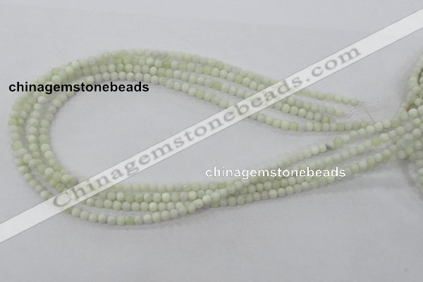 CBJ201 15.5 inches 4mm round butter jade beads wholesale