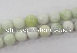 CBJ203 15.5 inches 8mm round butter jade beads wholesale