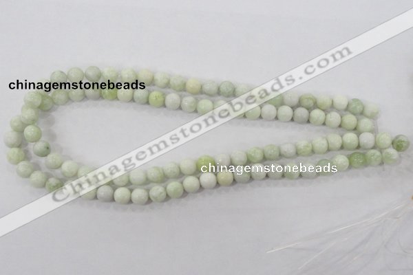 CBJ203 15.5 inches 8mm round butter jade beads wholesale