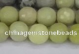 CBJ213 15.5 inches 10mm faceted round Australia butter jade beads