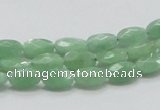 CBJ27 15.5 inches 6*10mm faceted oval jade beads wholesale