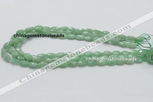 CBJ28 15.5 inches 8*12mm faceted oval jade beads wholesale