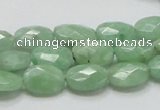 CBJ29 15.5 inches 10*14mm faceted oval jade beads wholesale