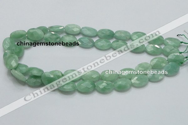 CBJ30 15.5 inches 13*18mm faceted oval jade beads wholesale