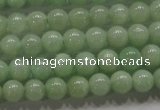 CBJ307 15.5 inches 4mm round A grade natural jade beads