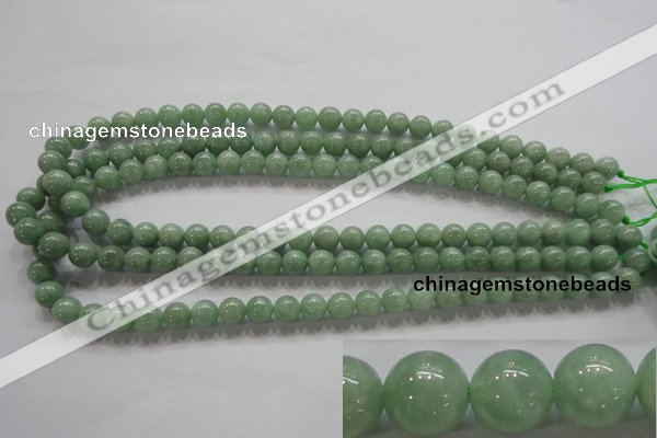 CBJ327 15.5 inches 8mm round AA grade natural jade beads